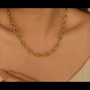 18K Gold Plated Neckline